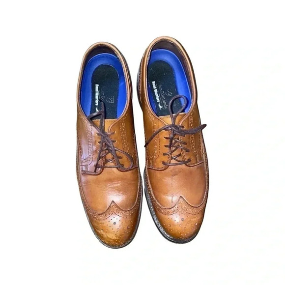 Allen Edmonds Road Warrier Wingtip Derby Brown Leather Shoes Size 9.5 B main image 7